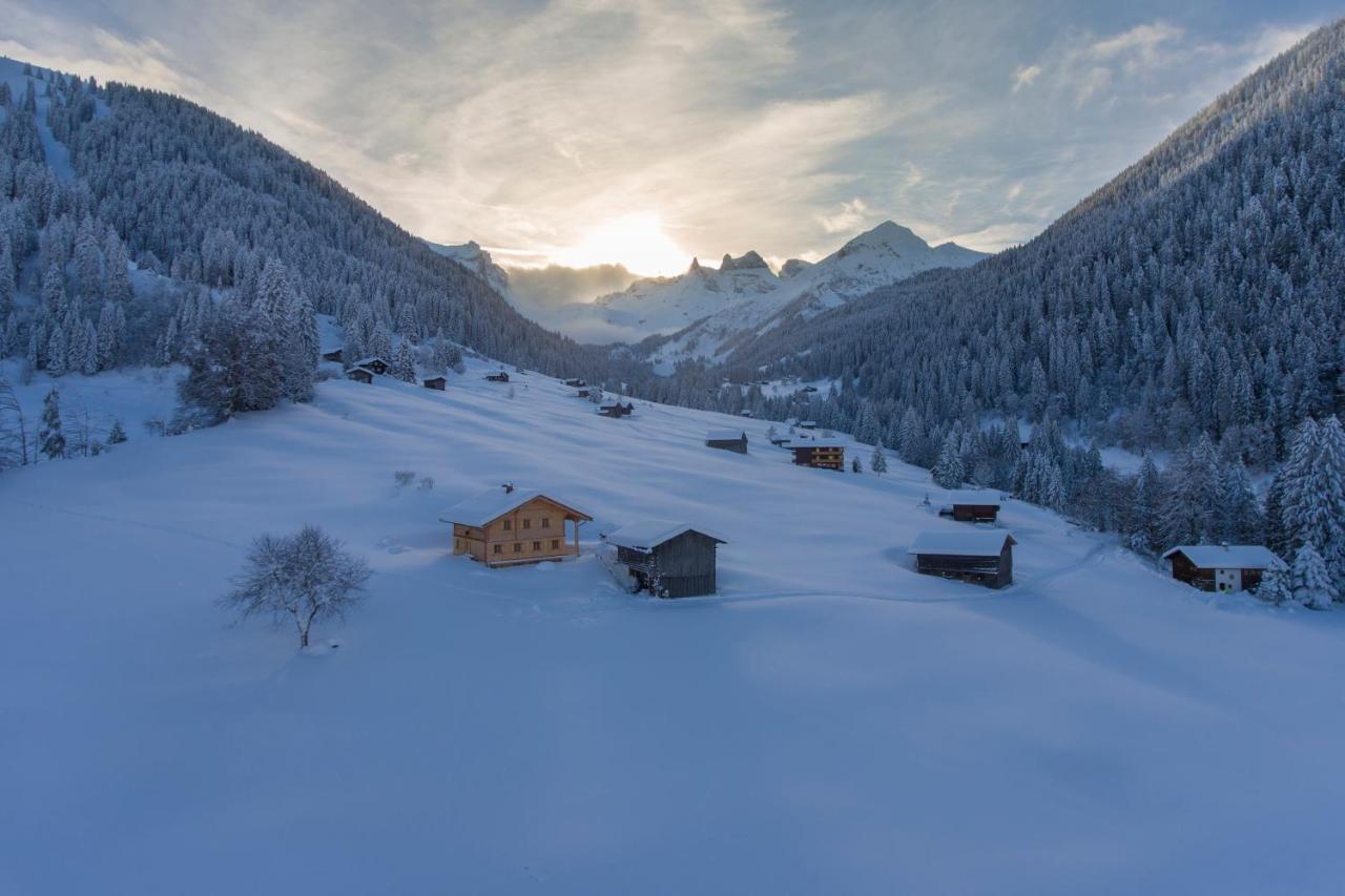 Chalet Berghaus Gauertal 施伦斯 外观 照片